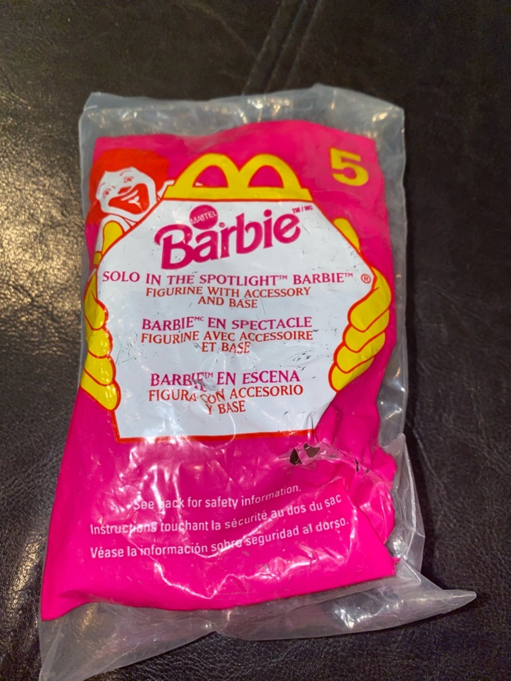 1999 Barbie McDonald's Toy #5 New in Bag